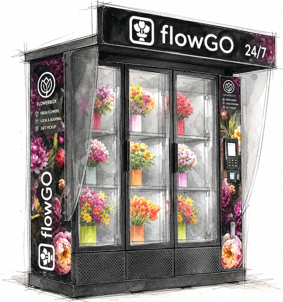 FlowGo gėlių automatas